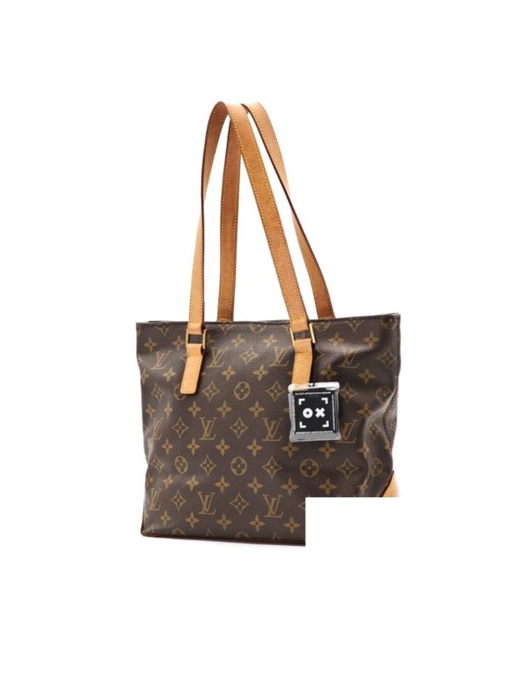 Louis Vuitton Cabas Piano Monogram Canvas Brown Shoulder Tote Bag